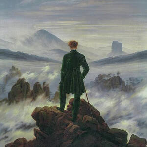 Wanderer Above The Sea of Fog by Caspar David Friedrich