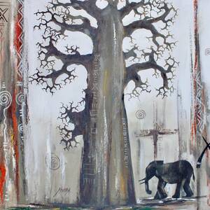 A Baobab Tree for a Baby Elephant by Daniel Akortia A Baobab Tree for a Baby Elephant by Daniel Akortia