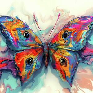 Abstract_butterfly_design_vibrant_colors_artistic_feel__No 2 by Andre Petrov Abstract_butterfly_design_vibrant_colors_artistic_feel__No 2 by Andre Petrov