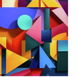Abstract_geometric_shapes_vibrant_colors_dynamic_composition by Andre Petrov Abstract_geometric_shapes_vibrant_colors_dynamic_composition by Andre Petrov