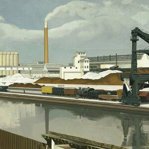 American Landscape - Ford Motor Company plant on the River Rouge by Charles Sheeler by Charles Sheeler American Landscape - Ford Motor Company plant on the River Rouge by Charles Sheeler by Charles Sheeler