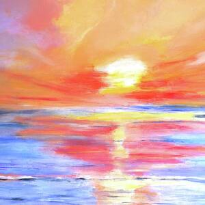 Anegada Sunset by Carlin Blahnik CarlinArtWatercolor