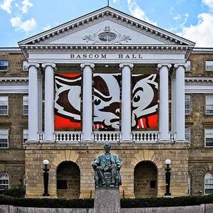 Bascom Hall - Madison - Wisconsin by Steven Ralser Bascom Hall - Madison - Wisconsin by Steven Ralser