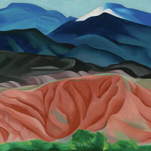 Black Mesa Landscape, New Mexico - Out Back of Marie's II by Georgia O'Keeffe by Georgia O'Keeffe