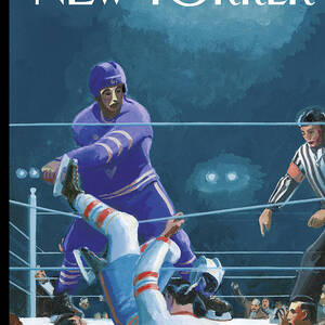 Boxing Rink by Bruce McCall Boxing Rink by Bruce McCall