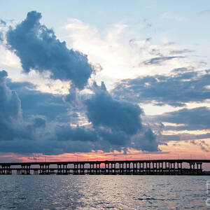 Bridge Sunset by Beachtown Views