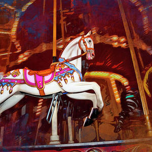 Carousel Horse with Motion by Kelley King