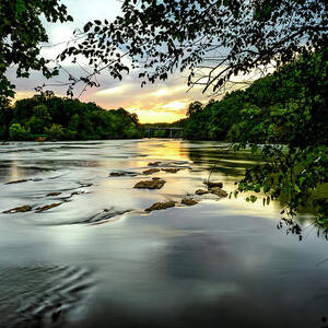 Chattahoochee River at Sunset by Anthony Hightower