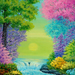 Color is the Language of Spring by Sarah Irland