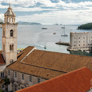 Dubrovnik Monastery Tower by Craig A Walker