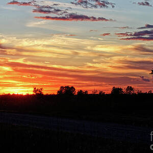 Fire in the Sky Over Crex Meadows by Natural Focal Point Photography