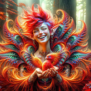 Flames of Jubilation by Bill And Linda Tiepelman