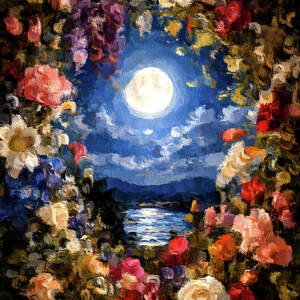Flower Moon by Gradify Creations Flower Moon by Gradify Creations