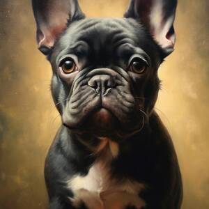 French Bulldog Portrait by Land of Dreams
