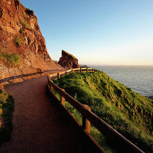 Giant's Causeway Cliff Path by Steven Nelson Giant's Causeway Cliff Path by Steven Nelson