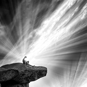 Guided by the light by Sofie Conte