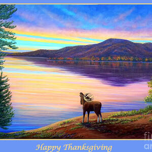 Happy Thanksgiving - Farewell to the Mountain by Sarah Irland