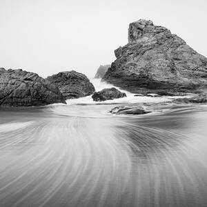 Harris Beach Shutter Dragging - Bookings Oregon by Mike Lee