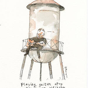 He Walks Among Us III by Barry Blitt