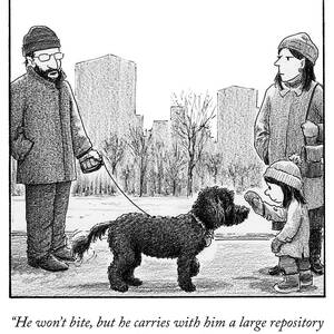 He Won't Bite by Harry Bliss