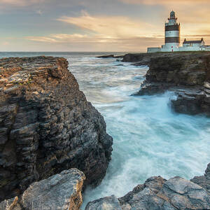 Hook Lighthouse at Sunset, Hook Head, Co Wexford by Adrian Hendroff Hook Lighthouse at Sunset, Hook Head, Co Wexford by Adrian Hendroff