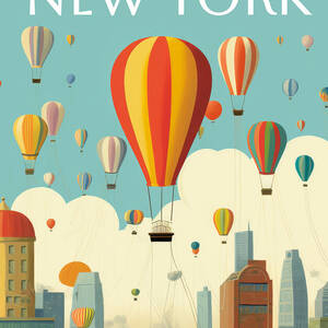 Hot Air Balloons - New York by John Garner