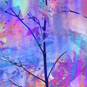 Icy Autumn Abstract by Jessica Jenney