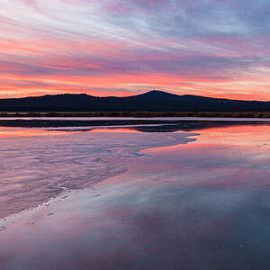 Icy Sunset by Mike Lee