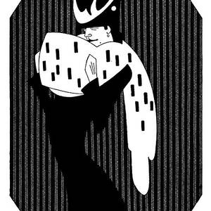 Illustrations by Julius Klinger - Lady with hat and fur neck wrap by Julius Klinger Illustrations by Julius Klinger - Lady with hat and fur neck wrap by Julius Klinger