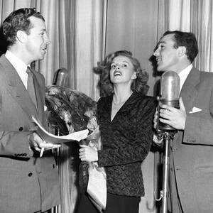 Judy Garland Gene Kelly Dick Powell Vintage Candid Radio 1944 Hollywood by Silver Screen