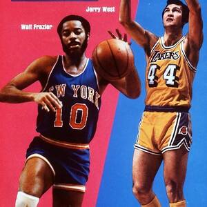 Los Angeles Lakers Jerry West And New York Knicks Walt Sports Illustrated Cover by Sports Illustrated Los Angeles Lakers Jerry West And New York Knicks Walt Sports Illustrated Cover by Sports Illustrated