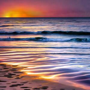 Luminous Sunset by Eris And AI Luminous Sunset by Eris And AI