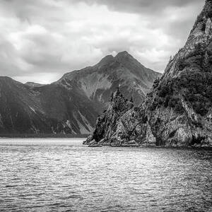 Majestic Resurrection Bay Black And White by Dan Sproul