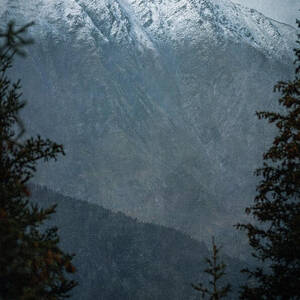 Majestic Snow-Capped Mountain Alaska by Dan Sproul