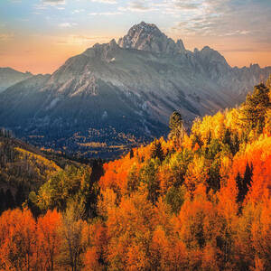 Mount Sneffels Fall Sunrise by Dan Sproul Mount Sneffels Fall Sunrise by Dan Sproul