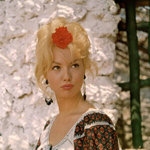 Mylene Demongeot Blonde Beauty Flower Singer Not The Song 1961 Vintage by Silver Screen Mylene Demongeot Blonde Beauty Flower Singer Not The Song 1961 Vintage by Silver Screen