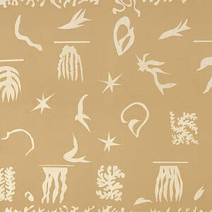 Oceanie, la mer - Oceania, The Sea - Cut-outs with sea creatures of Tahiti by Henri Matisse, beige by Henri E B Matisse Oceanie, la mer - Oceania, The Sea - Cut-outs with sea creatures of Tahiti by Henri Matisse, beige by Henri E B Matisse