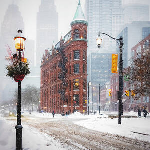 Old Toronto Snowfall by Dee Potter Old Toronto Snowfall by Dee Potter