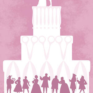 Opera poster - Le nozze di Figaro - Marriage of Figaro by Wolfgang Amadeus Mozart by Moira Risen