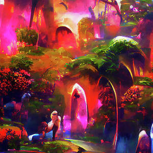 Origin of the World, Garden of Eden - 04 by AM FineArtPrints Origin of the World, Garden of Eden - 04 by AM FineArtPrints