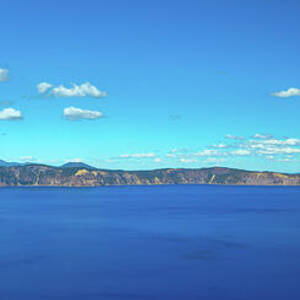 Panoramic View of Crater Lake by Bruce Block
