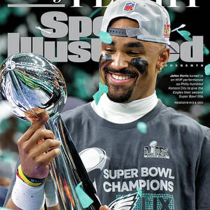 Philadelphia Eagles Super Bowl LIX Championship Cover Featuring Jalen Hurts by Sports Illustrated Philadelphia Eagles Super Bowl LIX Championship Cover Featuring Jalen Hurts by Sports Illustrated