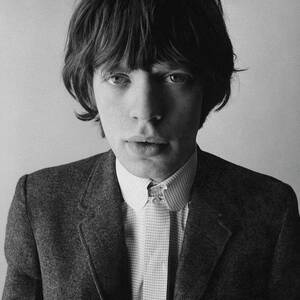 Portrait of a Young Mick Jagger by David Bailey