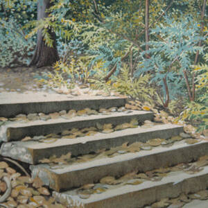 Prospect Park Stairway 1982 by William Hart McNichols