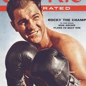 Rocky Marciano, Heavyweight Boxing Sports Illustrated Cover by Sports Illustrated