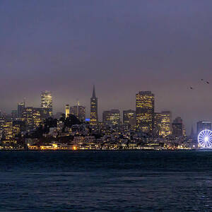 San Francisco Skyline at Dusk by John Twynam