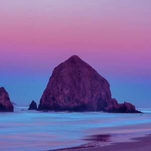 Serene Sunset at Cannon Beach by Bruce Block Serene Sunset at Cannon Beach by Bruce Block