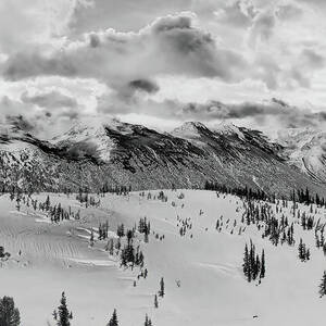 Snowy Mountain Landscape in Whistler by Bruce Block