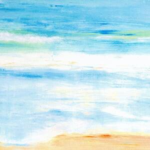 Soft Beachy Feel Abstract by Carlin Blahnik CarlinArtWatercolor