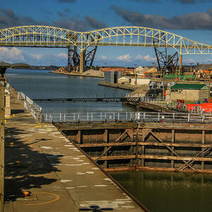 Soo Locks by Deb Beausoleil
